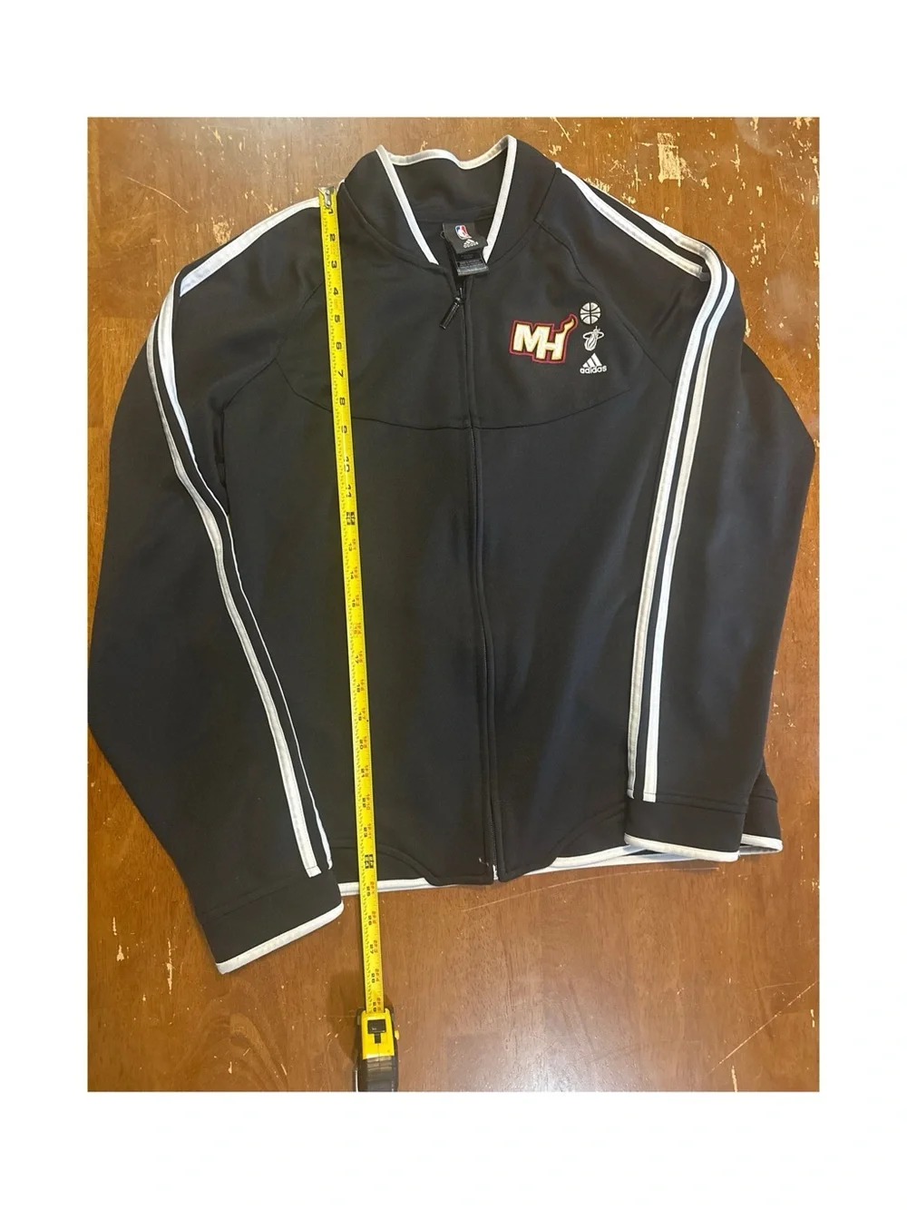 Adidas Miami Heat Basketball Warm Up Jacket 09/2012 Size XL